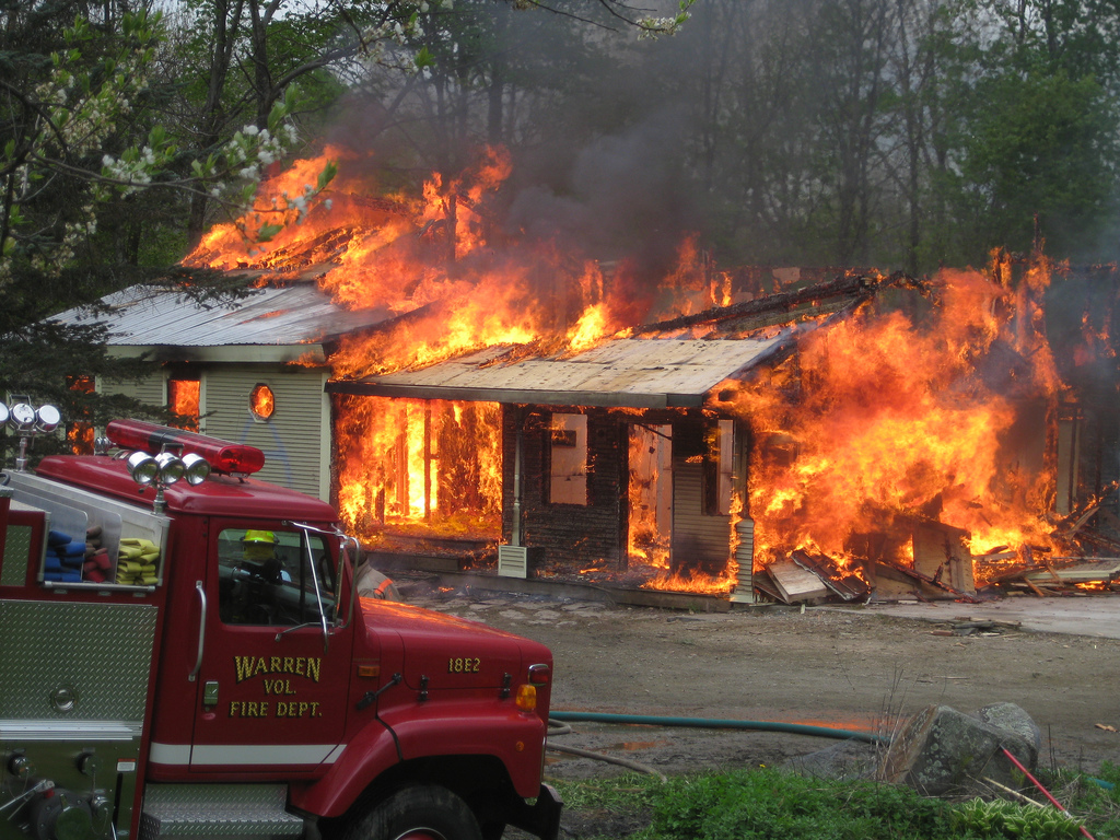 Fire Damage Restoration Crew